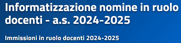 immissioni in ruolo 2024